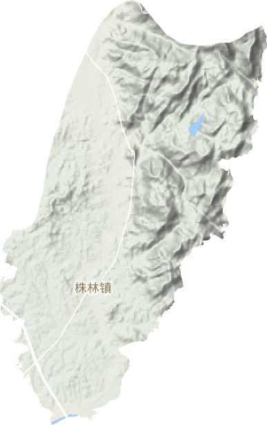 株林镇地形图