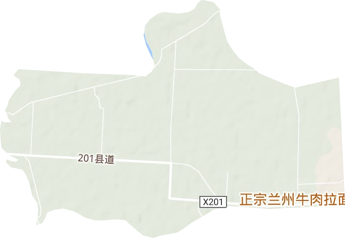 芦柴湖办事处地形图