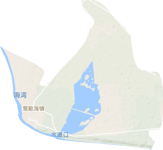 莺歌海镇地形图