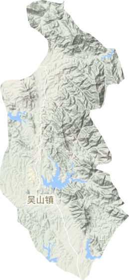 吴山镇地形图