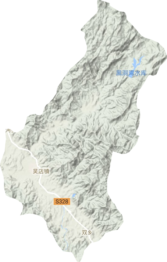 吴店镇地形图