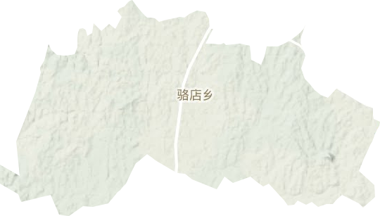 骆店乡地形图