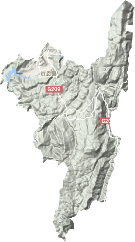 珠山镇地形图
