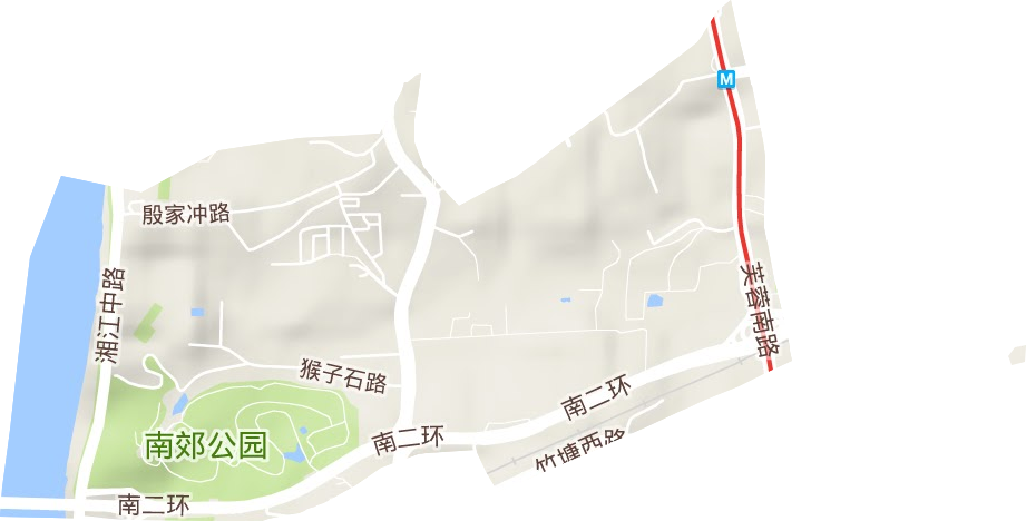 赤岭路街道地形图