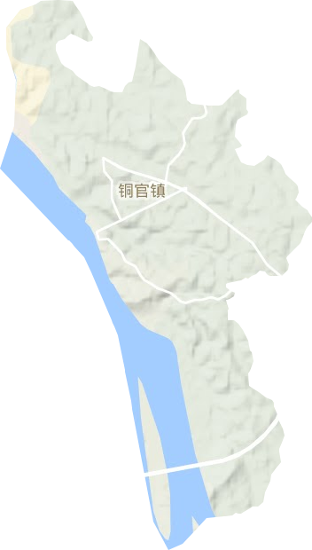 铜官镇地形图