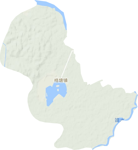 格塘镇地形图