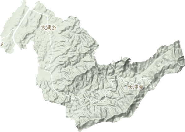 太湖乡地形图