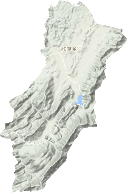 秩堂镇地形图