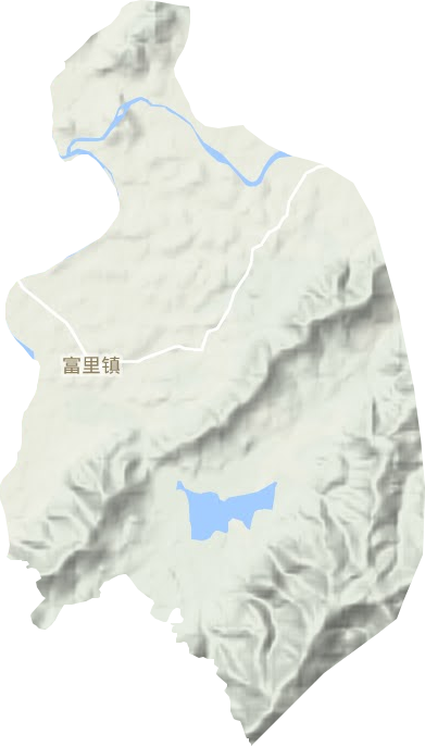 富里镇地形图
