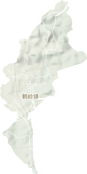 鹤岭镇地形图