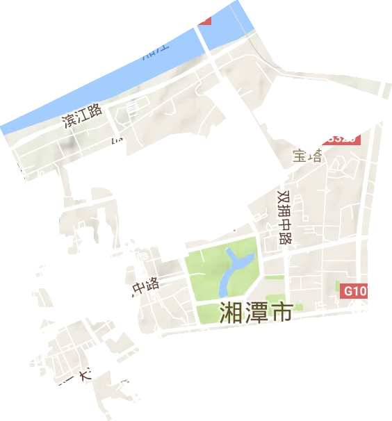 宝塔街道地形图