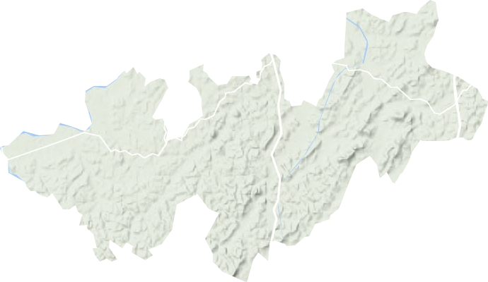 梅林桥镇地形图