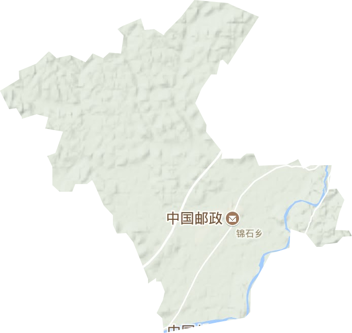 锦石乡地形图