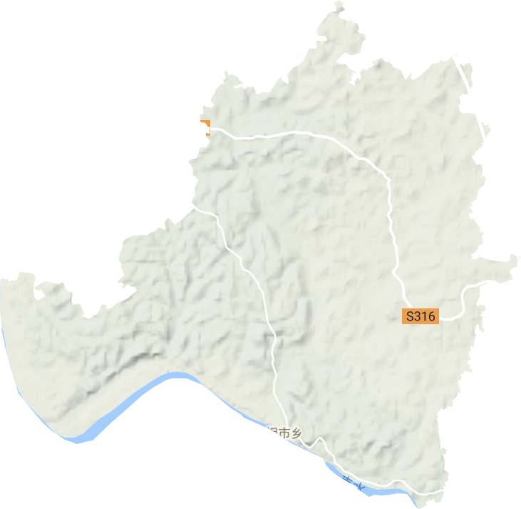 相市乡地形图