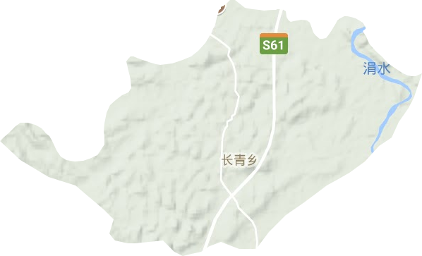 长青乡地形图