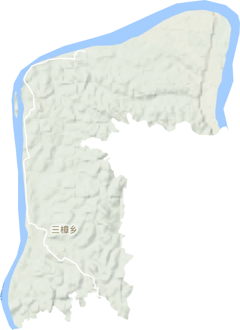 三樟乡地形图