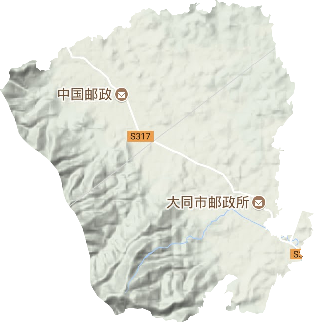 灵官镇地形图
