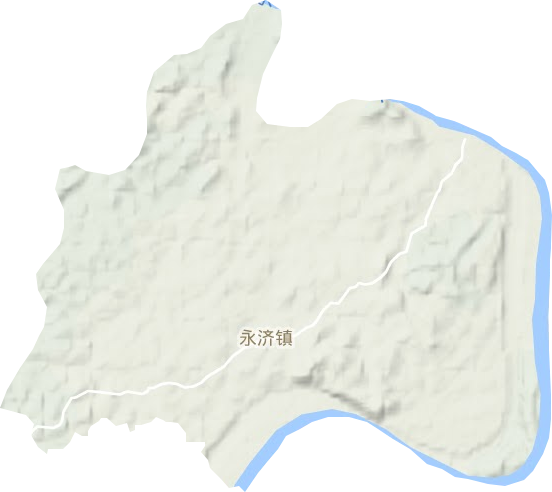 永济镇地形图