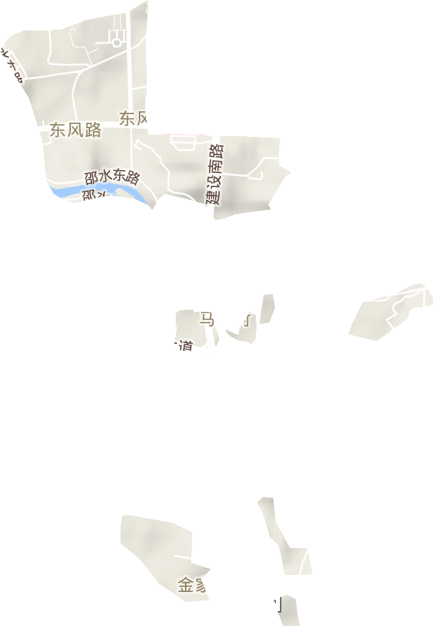 东风路街道地形图