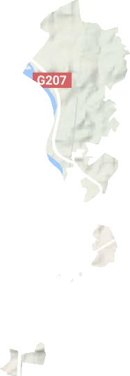 城东乡地形图