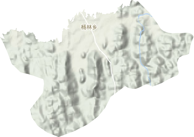 杨林乡地形图