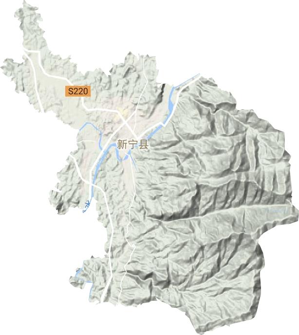 金石镇地形图