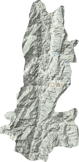 丹口镇地形图