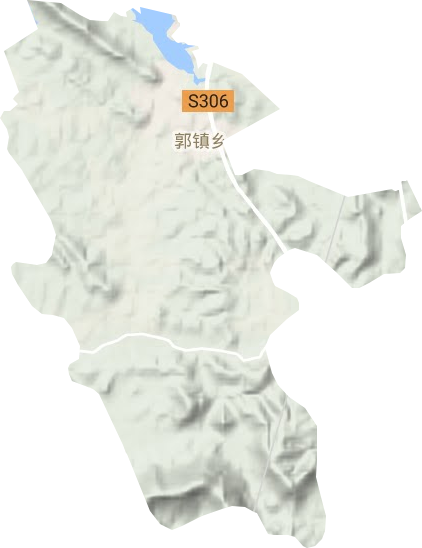 郭镇乡地形图