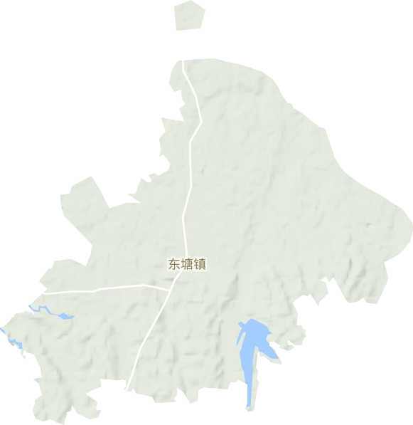 东塘镇地形图