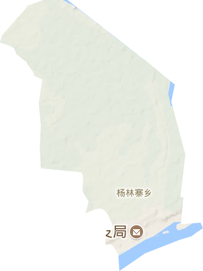 杨林寨乡地形图