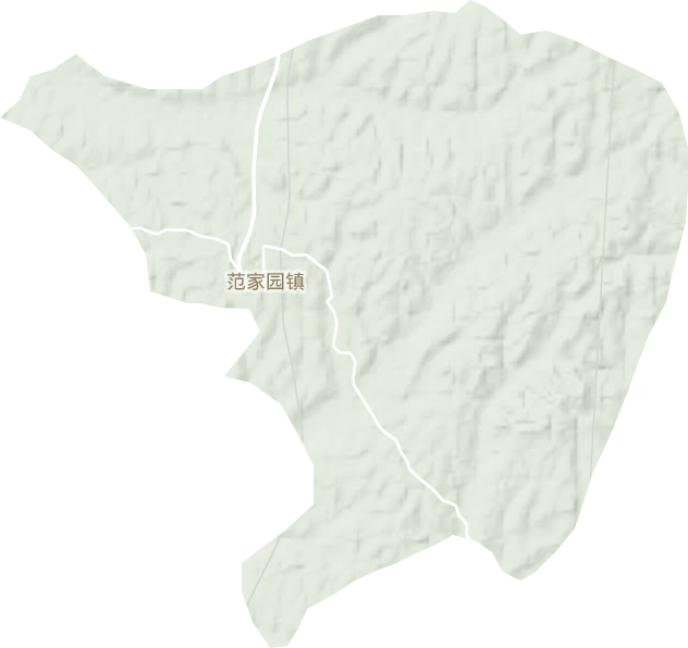 范家园镇地形图