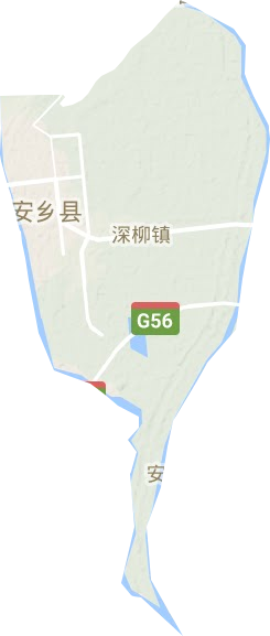 深柳镇地形图