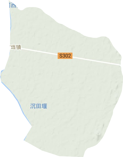 官垱镇地形图