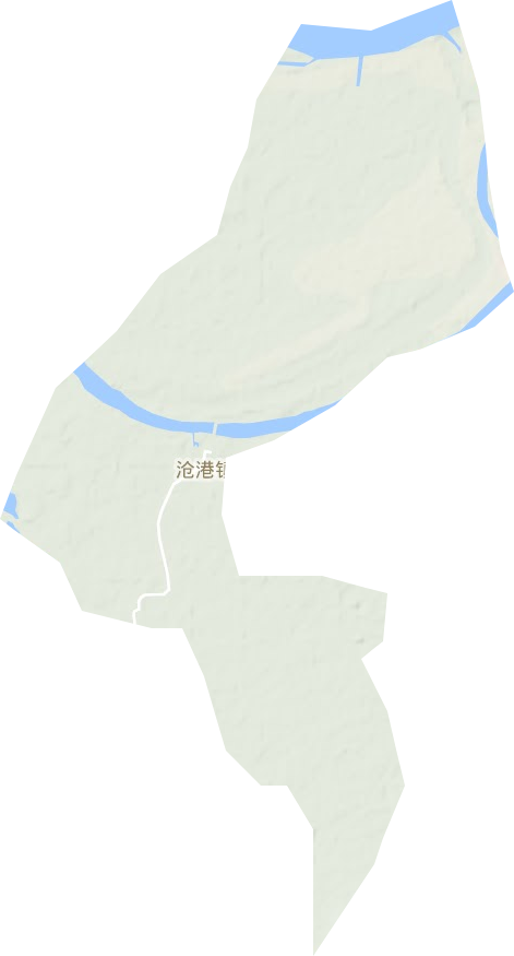 沧港镇地形图