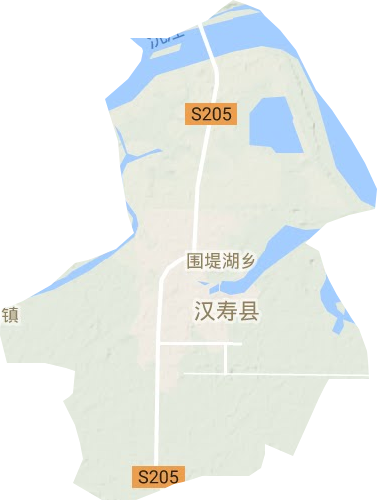 龙阳镇地形图