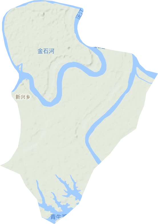新兴乡地形图