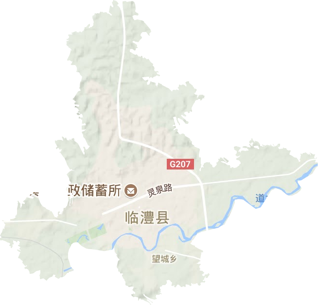 安福镇地形图