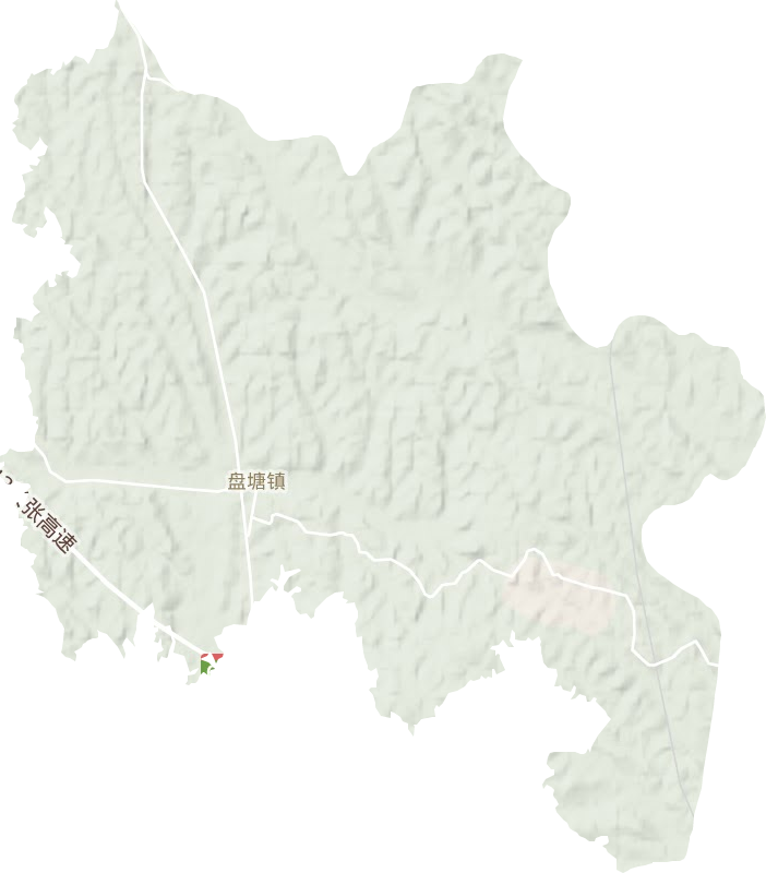 盘塘镇地形图