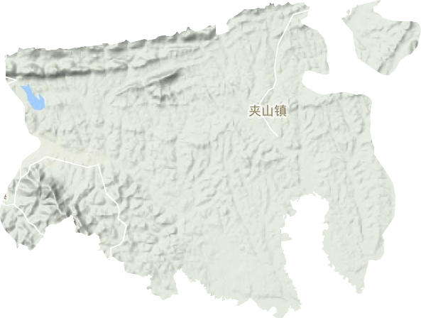 夹山镇地形图