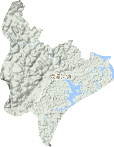 龙潭河镇地形图