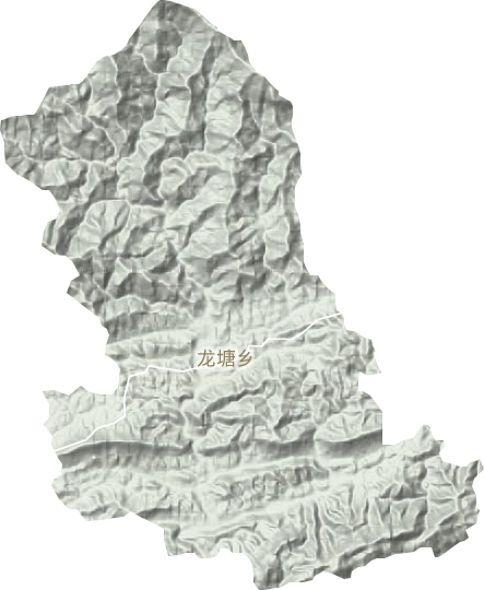 龙塘乡地形图