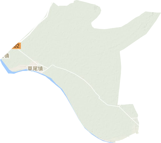 草尾镇地形图