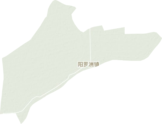 阳罗洲镇地形图