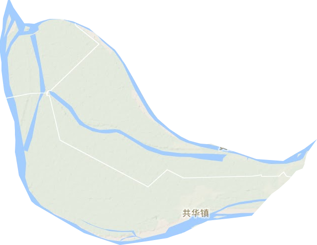 共华镇地形图