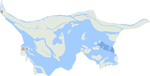 万子湖乡地形图