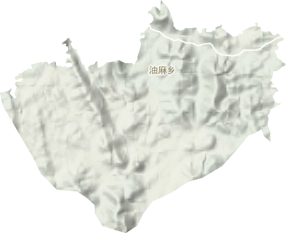 油麻乡地形图