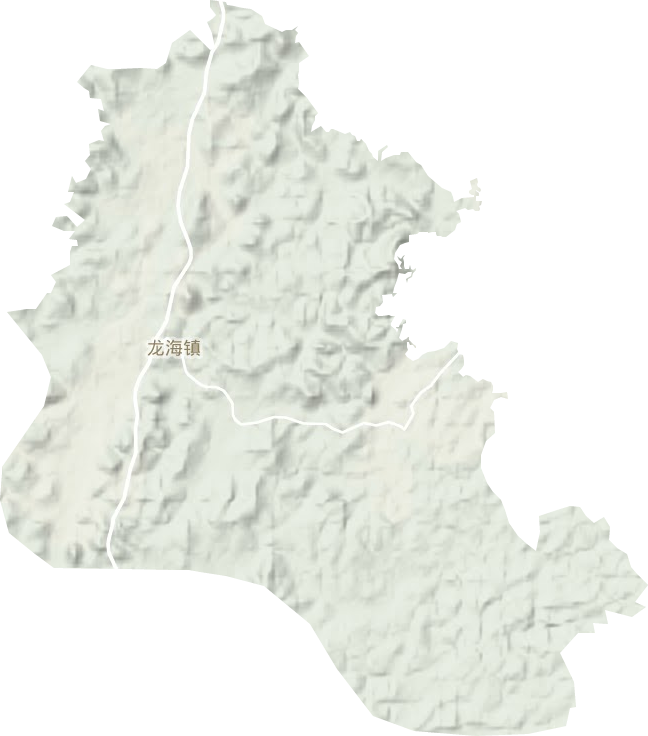龙海镇地形图