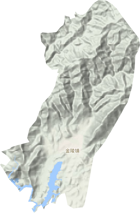 金陵镇地形图
