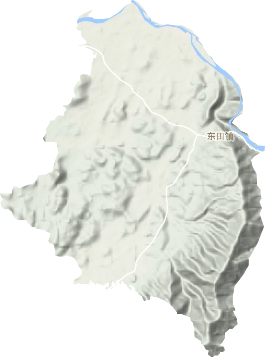 东田镇地形图