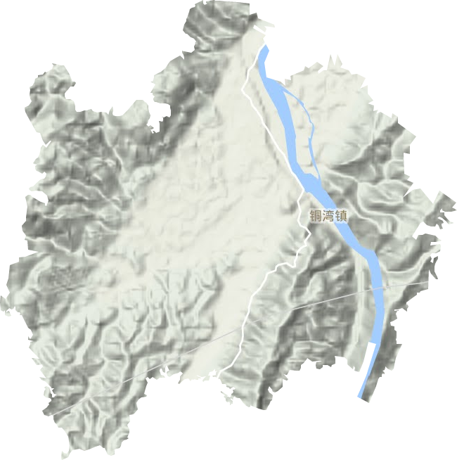 铜湾镇地形图